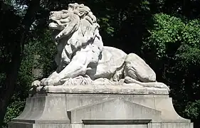 Full length view of a Perry Lion