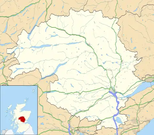 Muthill is located in Perth and Kinross