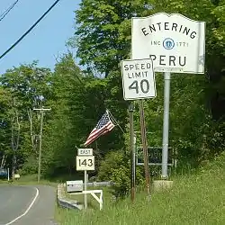 Entering Peru