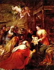 Adoration of the Magi, Rubens, 1634