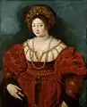 Isabella in Red as a copy by Rubens, Kunsthistorisches Museum, c. 1605