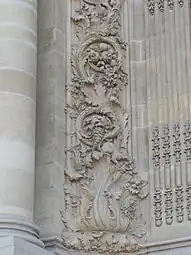 Beaux Arts acanthuses on the Petit Palais, Paris, by Charles Giraud, 1900