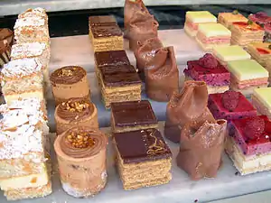 An assortment of petit fours