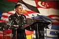 General Petraeus speaking during an Awards reception in his honor in November 2009, which was held in Tampa