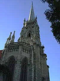 The bell tower of the Cathedral of Petrópolis, Brazil (1960s)