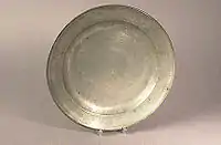 Pewter plate