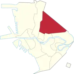 Location of Sampaloc