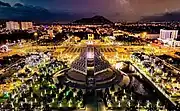 Phan Rang square at night