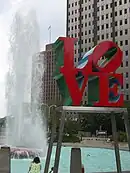 LOVE by Robert Indiana, in LOVE Park