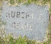 Grave of Hubert Geare (1828–1902).