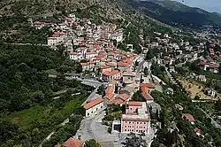 Town hall and historic center of Arce