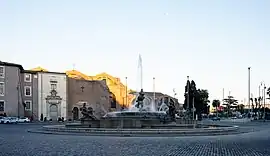 Panorama of the Piazza.