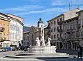 Victory Square (Piazza della Vittoria) is the traditional center of the town.