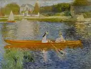 Pierre-Auguste Renoir, Boating on the Seine (La Yole), c. 1879