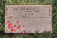 Grave of Sgt Léo Major