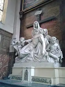 The "Pieta of Saint Roch", by Frédéric Bogino, Chapel of Compassion (1856)