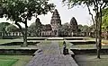 The inner enclosure seen from the southern outer gopura