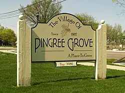 Village sign