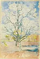 Pink Peach Trees, watercolorApril 1888Van Gogh Museum, Amsterdam (F1469)