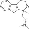 Chemical structure of pirandamine.