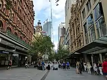 Pitt Street Mall from King Street looking south