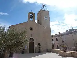 The church in Uchaud