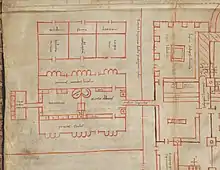 Abbot's House. Plan of Sain Gall