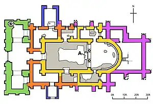 ground plan of the church