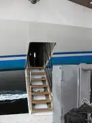 View of the gangway.