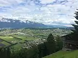 View of the valley from the Planken hillside