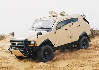 There have been four generations of the SandCat. The first-generation were mainly prototypes, this is the original prototype.