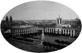 1867 view of the Plaza.