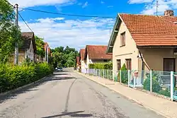 Road through the village