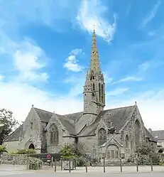 The church of Saint-Cuffan, in Pluguffan