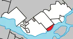 Location within Deux-Montagnes RCM