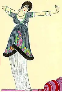 Illustration of Poiret fashion by Paul Iribe  (1912)