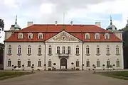 Radziejowski Palace in Nieborów, built 1694