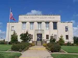 Polk County Courthouse in Mena