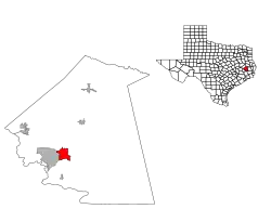 Location of Livingston, Texas