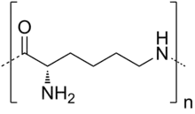 Skeletal formula of ε-polylysine