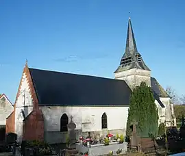 The church in Ponches-Estruval