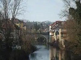 The bridge in Le Pont-de-Beauvoisin