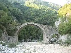 Hannibal's Bridge on the river Melandro