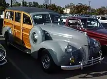 Pontiac woodie, used by early surfers