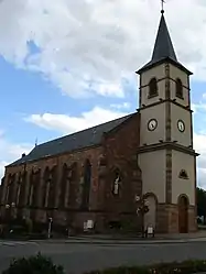 Façade of Sainte-Croix church