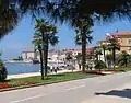 The promenade of Poreč/Parenzo (Croatia)