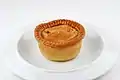 Pork pie on a plate