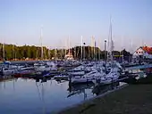 Yacht port in Łeba