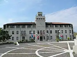 Former Austrian barracks, now the town hall.