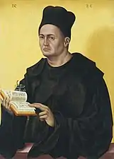 Portrait of a monk of the Benedictine Order  (1484)